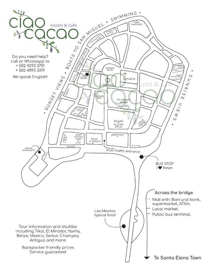 Ciao Cacao Hostel & Vegan Cafe Flores Kültér fotó